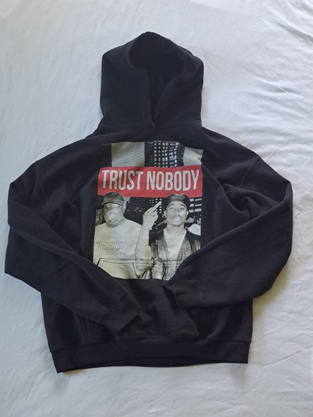 Notorious BIG (Biggie) & Tupac Shakur Trust Nobody Hoodie